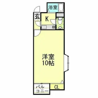 メビウス堺レジデンス【2階】の間取り