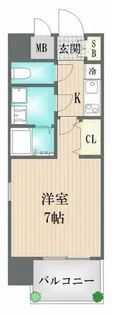 LIVE CASA城東中央【304号室】の間取り