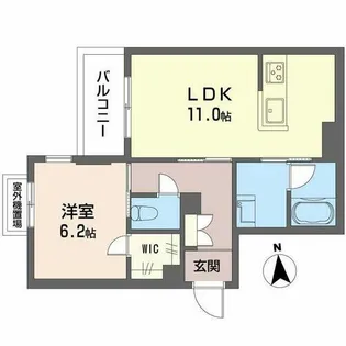 シャーメゾン リアン 深江橋【3階】の間取り