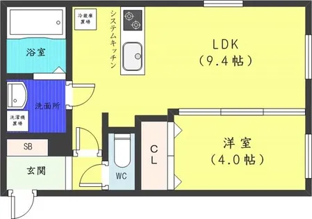 Domani医大前【3階】の間取り
