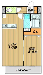 プレジール妙法寺【1階】の間取り