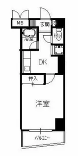 ウィステアリア【705号室】の間取り