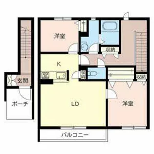 ココ・マール【2階】の間取り