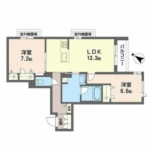 プログレス新大阪【0302号室】の間取り