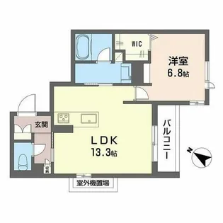 プログレス新大阪【0403号室】の間取り