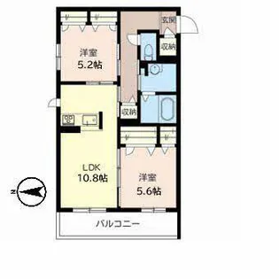 シャーメゾン ステラ【0302号室】の間取り