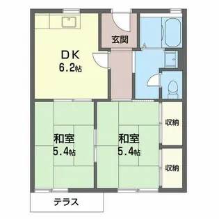 パロアルト【1階】の間取り