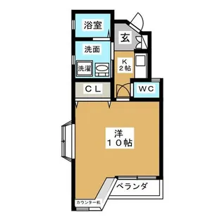 Villa Chantee【3階】の間取り