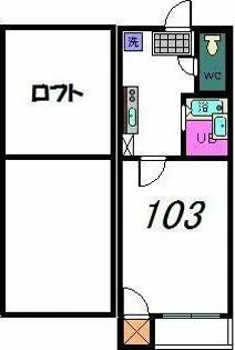 センドック井尻【1階】の間取り
