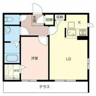 シャーメゾン鳳【1階】の間取り