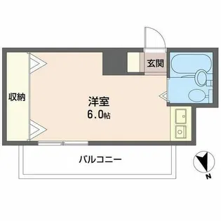 アスティ武庫川【3階】の間取り