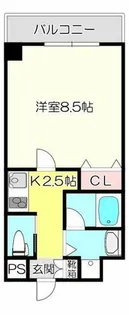 プレシオ小阪【5階】の間取り