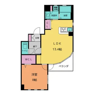 Prime Hills(プライムヒルズ)【8階】の間取り