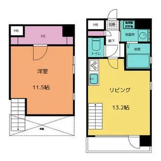 丸の内スクエア【7階】の間取り