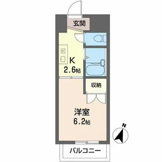ドルチェ御影【0401号室】の間取り