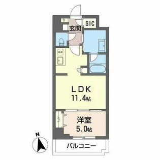 ロイジェント新栄II【0903号室】の間取り