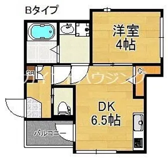 ハーモニーテラス上住吉【3階】の間取り