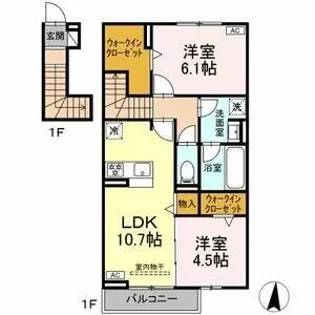 epis 広田【203号室】の間取り