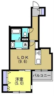 Granate西宮【202号室】の間取り