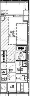 JMFレジデンス都島【10階】の間取り