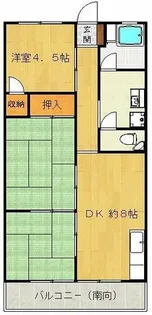 明伸ビル【501号室】の間取り