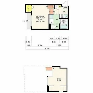 西片江ブルームゲート【2階】の間取り