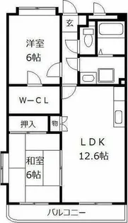Pure Flats【2階】の間取り