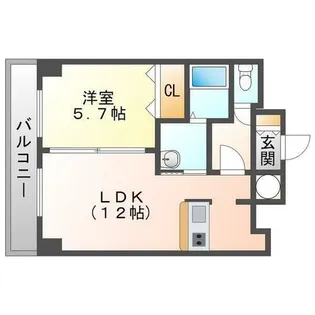 ヴェール元町【802号室】の間取り