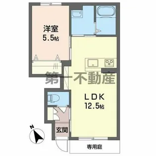 リオ【1階】の間取り