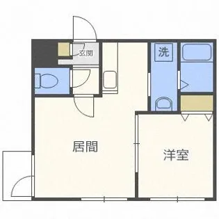 グランディール元町【310号室】の間取り
