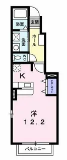 ふらん横山 Ⅱ【105号室】の間取り