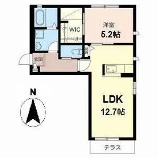 ウィル【0101号室】の間取り