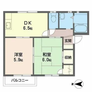 ルシヒ サンコウ【1階】の間取り