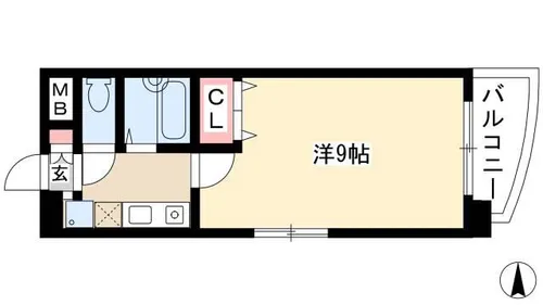 アトレHAYASHI【4階】の間取り