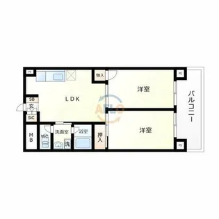 幸田マンション【7階】の間取り