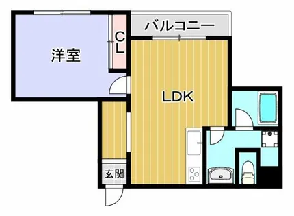 第二ランスロット【5階】の間取り