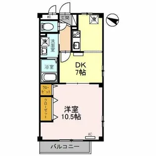 プランドール・ミノル【3階】の間取り