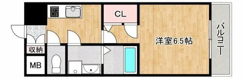 ES-Grande長居パークフロント【702号室】の間取り