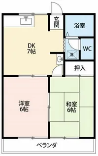 成瀬ハイツ【203号室】の間取り