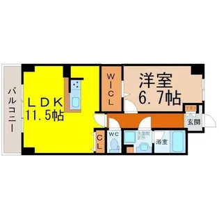 BLISS(ブリス)【6階】の間取り