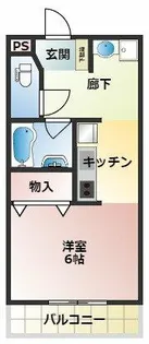 COCORO吹田【1階】の間取り