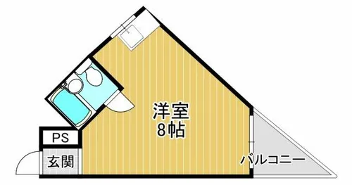 メゾン・サンキュー【4階】の間取り