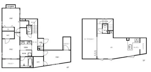 Exceed平尾【401号室】の間取り
