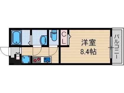 ガーデンコート正雀【1階】の間取り
