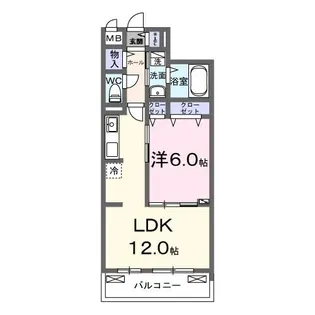 ルミナス アヴェニュー【3階】の間取り