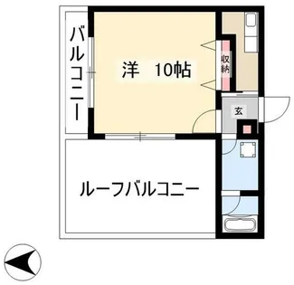 AMBER HOUSE Jingu【8階】の間取り