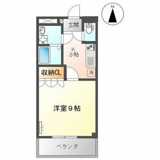 プチメゾン辰【2階】の間取り