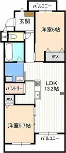 ハイツ正明寺【3階】の間取り