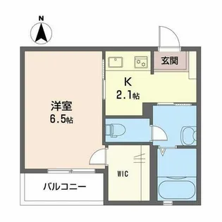 ラメール五条【2階】の間取り