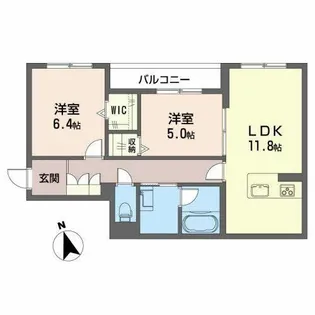 Arandano【0205号室】の間取り